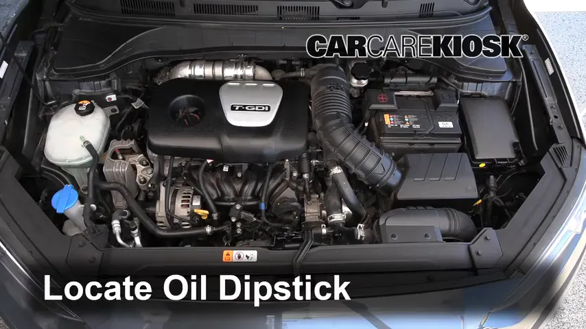 2018 Hyundai Kona Ultimate 1.6L 4 Cyl. Turbo Oil Check Oil Level